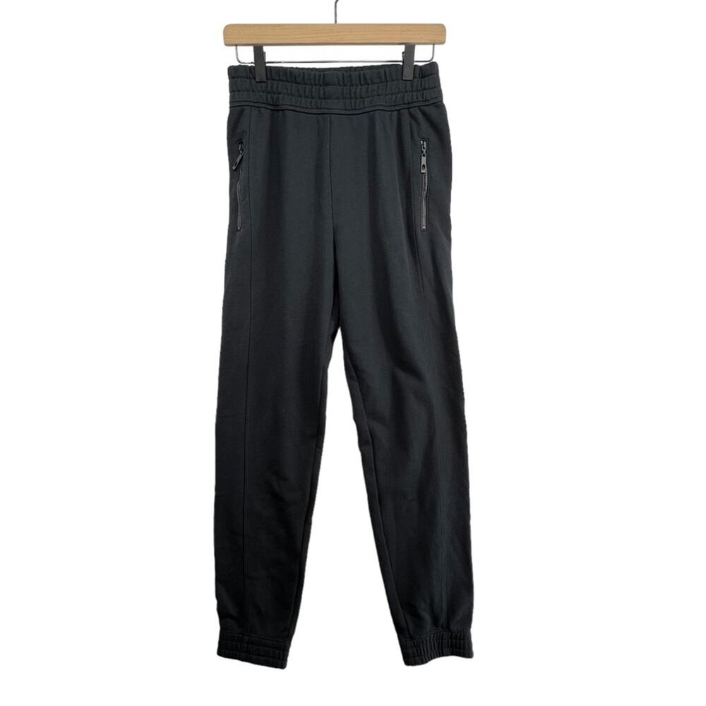 Fabletics Black Size Small Jogger Sweatpants Zippered Pockets Athleisure Workout